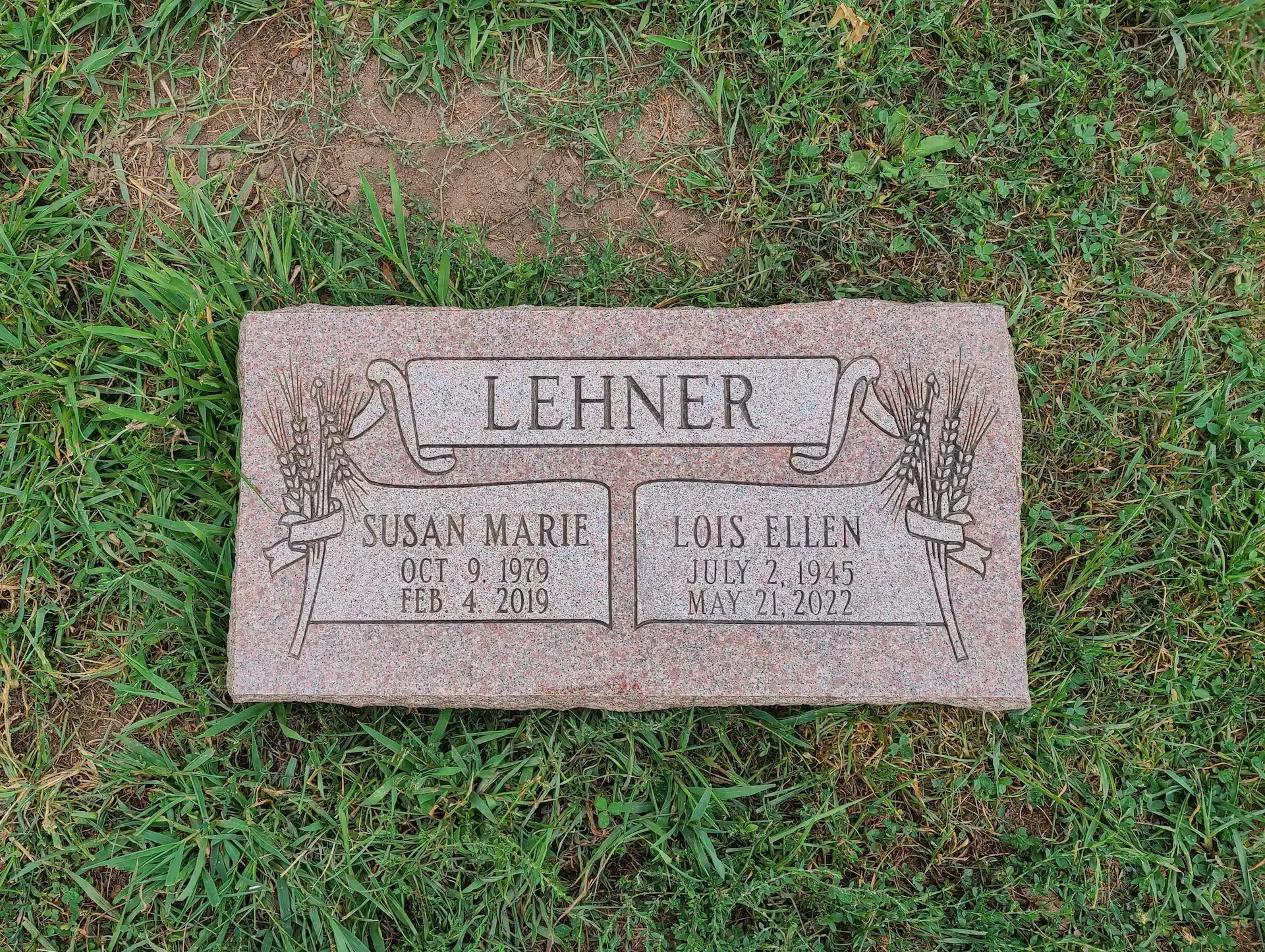 Granite Grave Marker hand-carved by Couple Marker Shop in NJ — image 4
