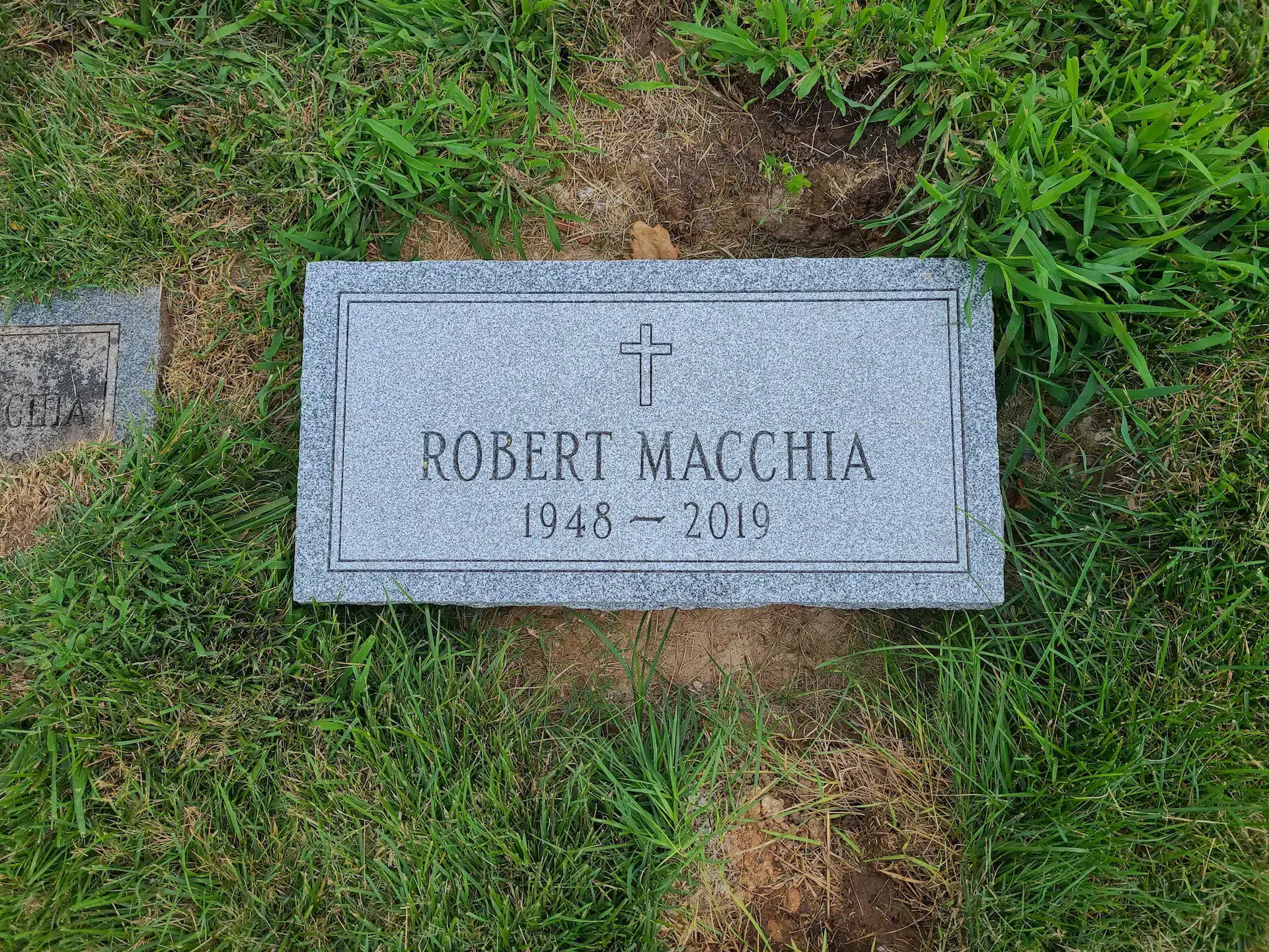 Granite Grave Marker hand-carved by Couple Marker Shop in NJ — image 2