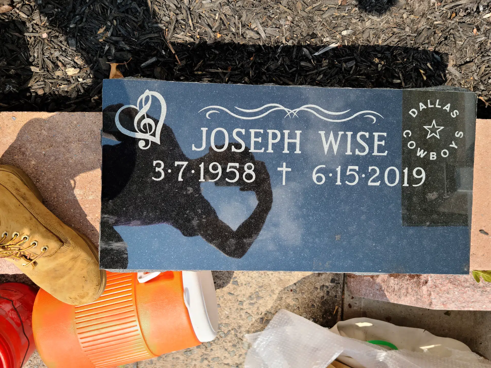 Granite Grave Marker hand-carved by Couple Marker Shop in NJ — image 6