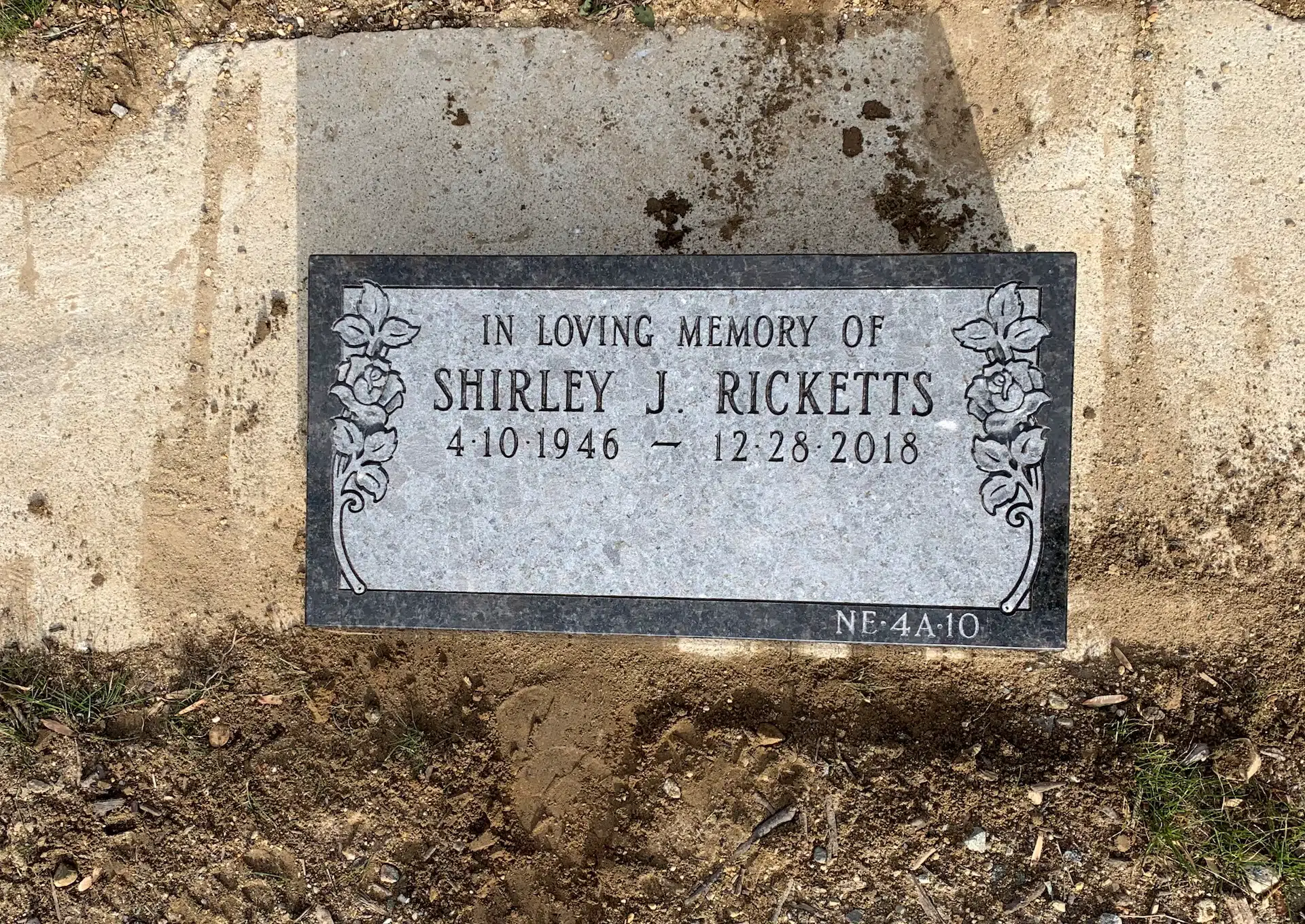 Granite Grave Marker hand-carved by Couple Marker Shop in NJ — image 9