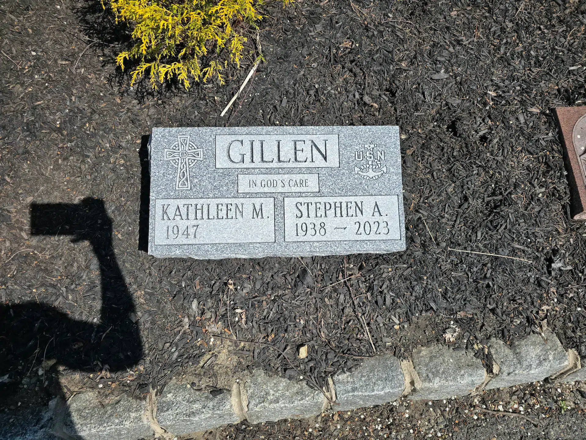 Granite Grave Marker hand-carved by Couple Marker Shop in NJ — image 3